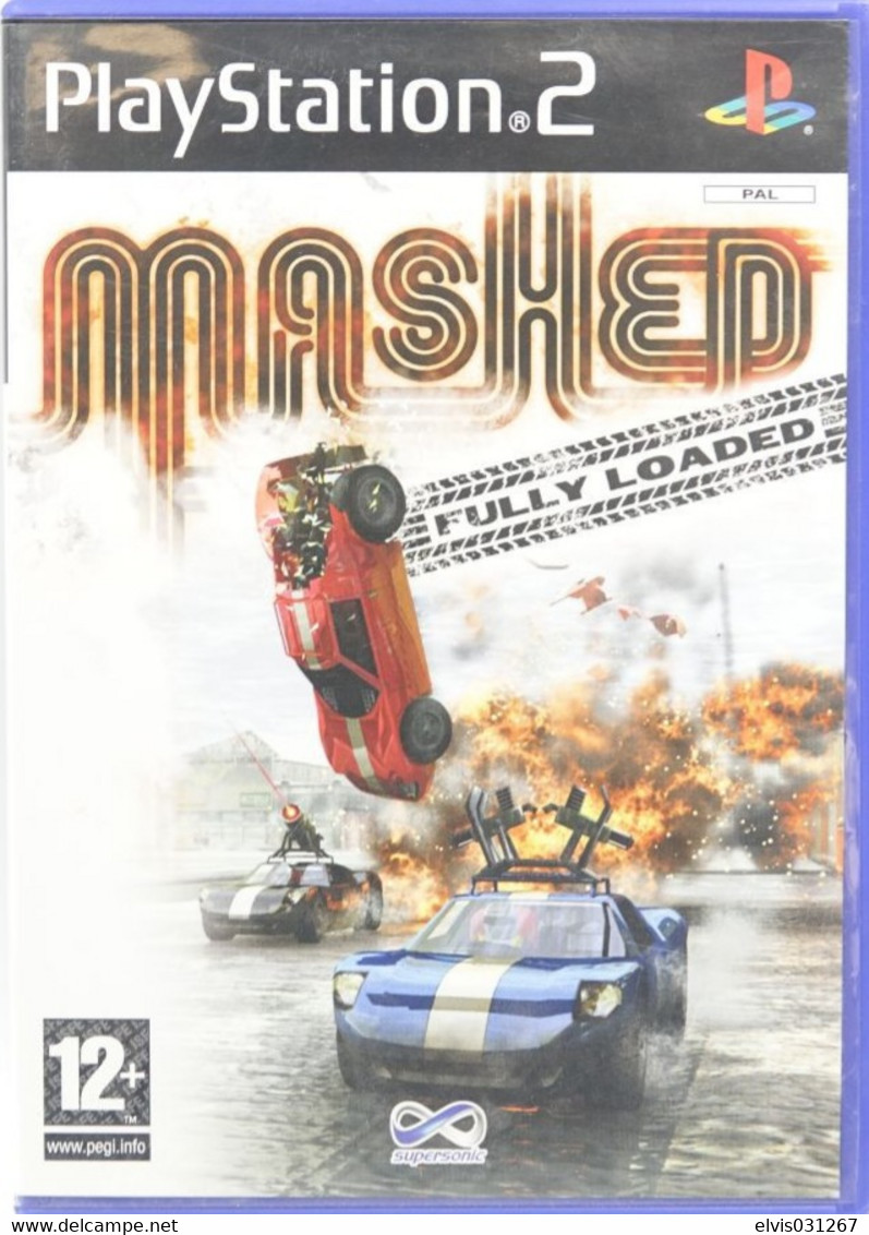 SONY PLAYSTATION TWO 2 PS2 : MASHED FULLY LOADED - SUPERSONIC - Playstation 2