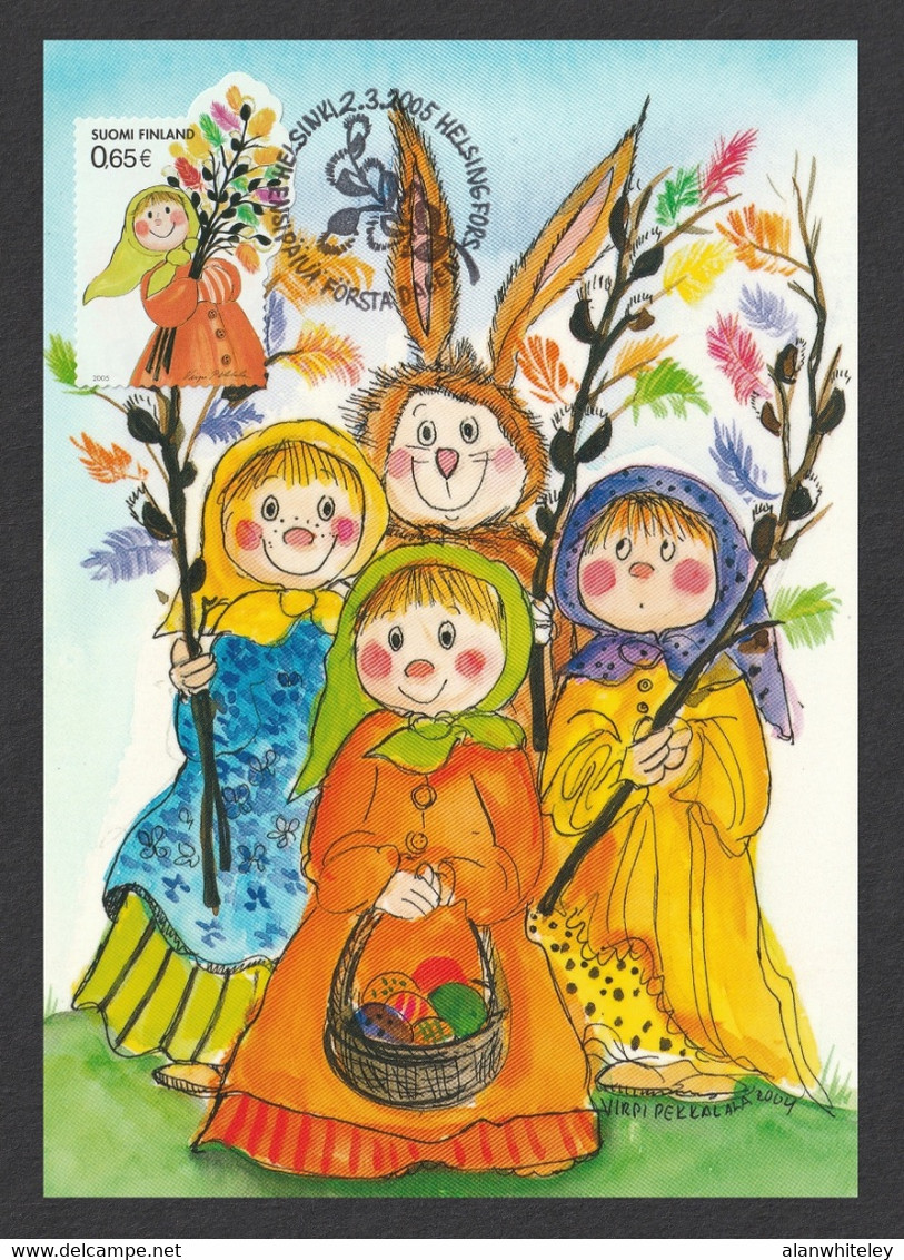 FINLAND 2005 Easter Witch: Maximum Card CANCELLED - Tarjetas – Máximo