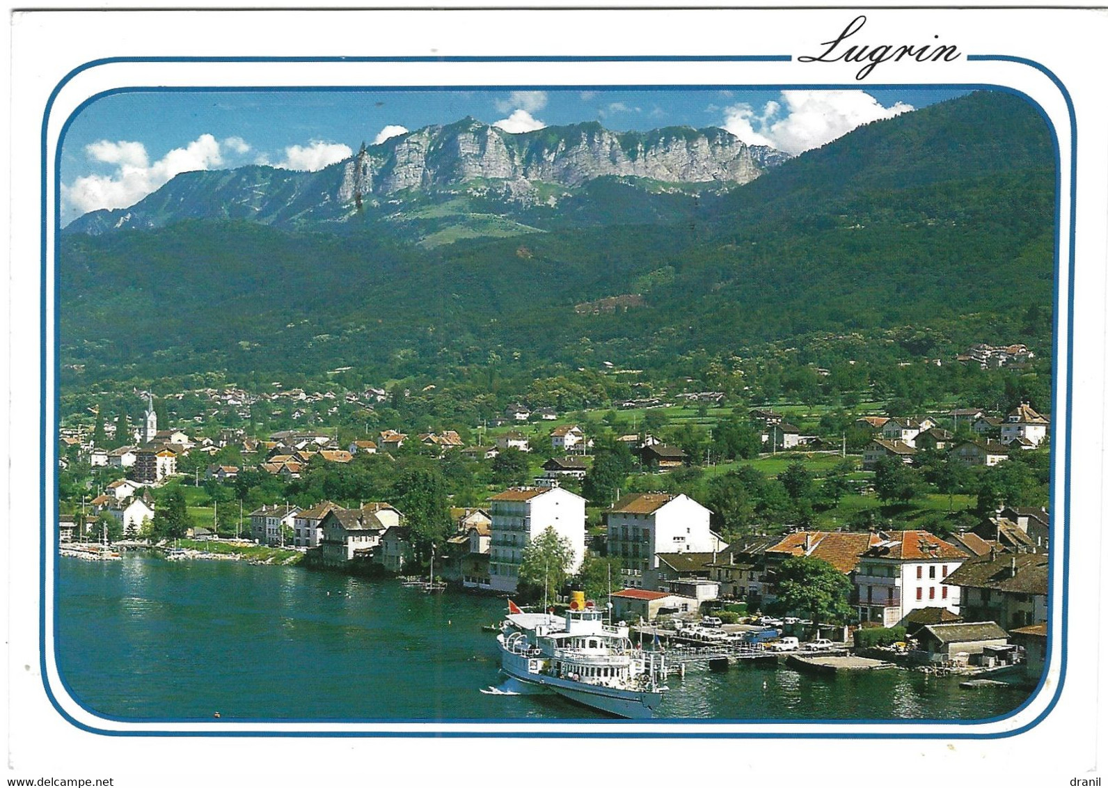 74 - (Haute Savoie) - LUGRIN - Vue Panoramique : En Arrière Plan, Les Mémises - Lugrin