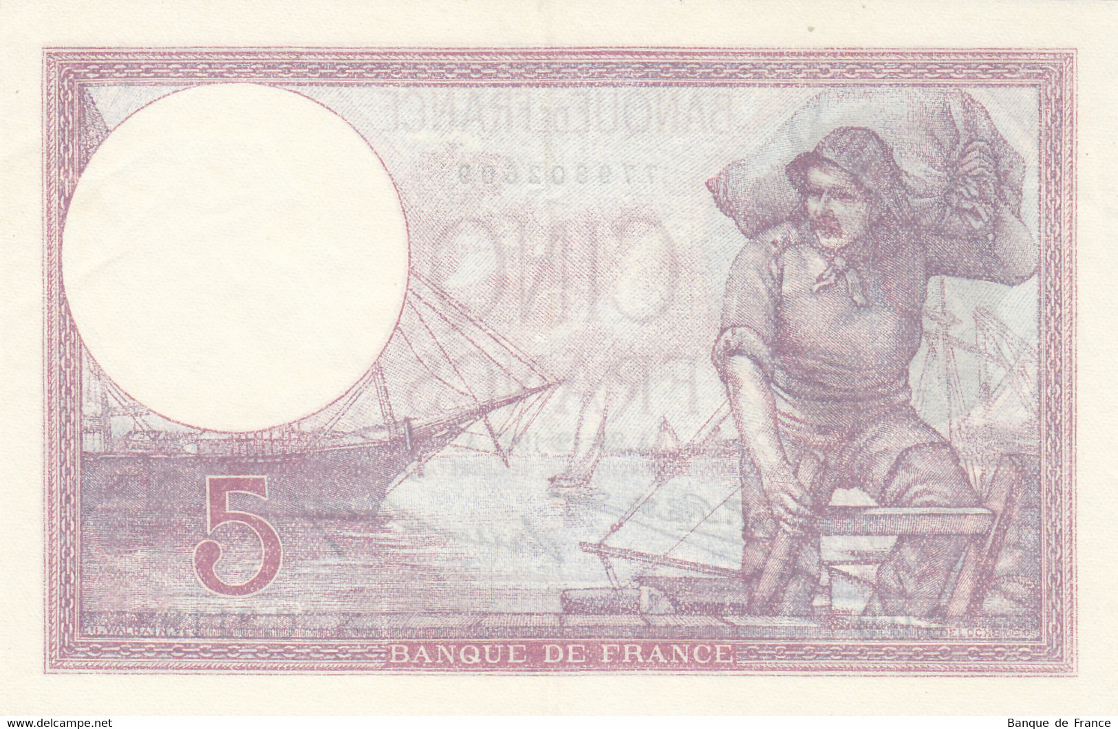 Billet 5 F Violet Du 24-12-1927 FAY 03.11 Alph. C.31193 SPL Sans épinglage - 5 F 1917-1940 ''Violet''