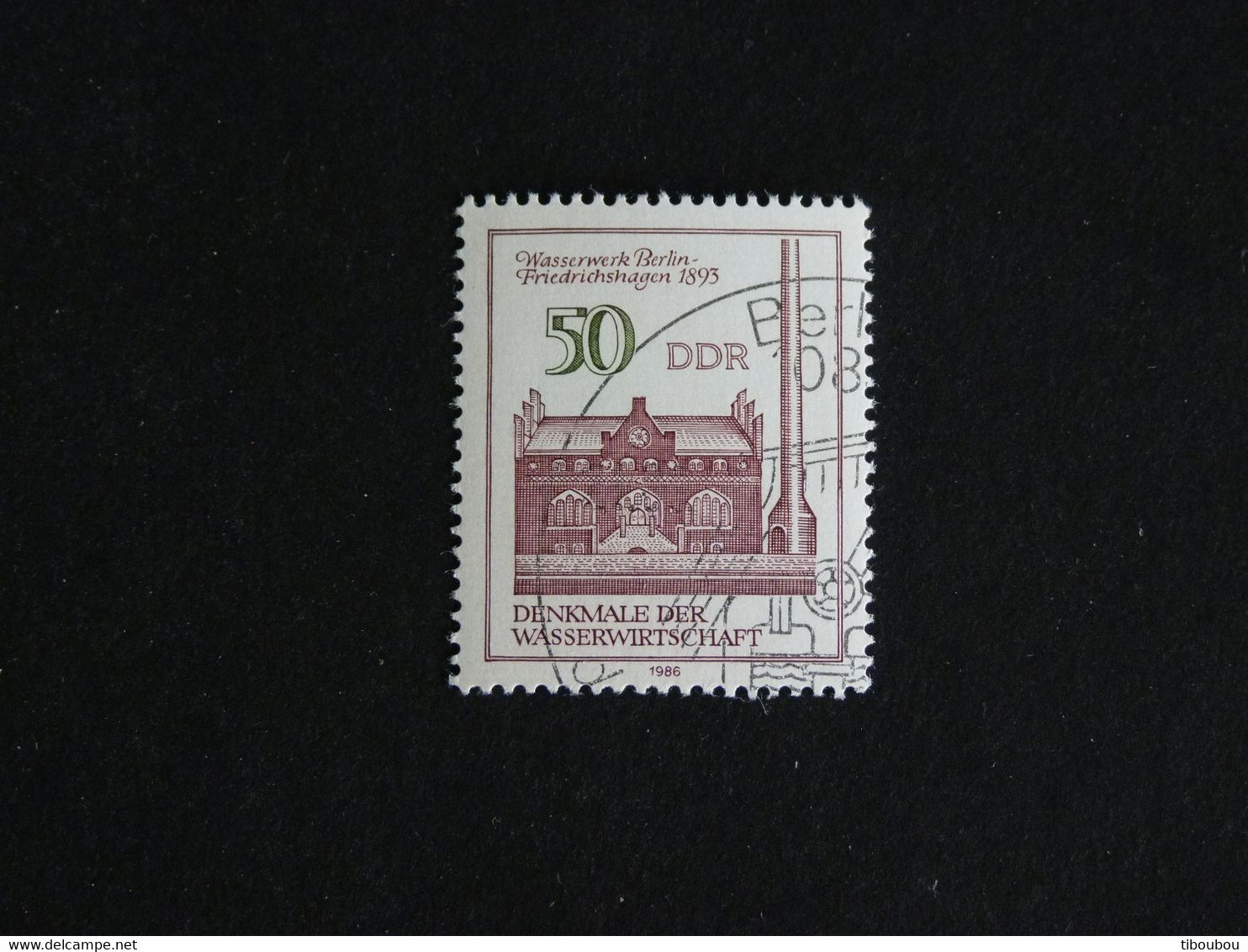 ALLEMAGNE GERMANY DEUTSCHLAND RDA DDR 2618 OBLITERE - STATION DE POMPAGE EAU - Gebraucht