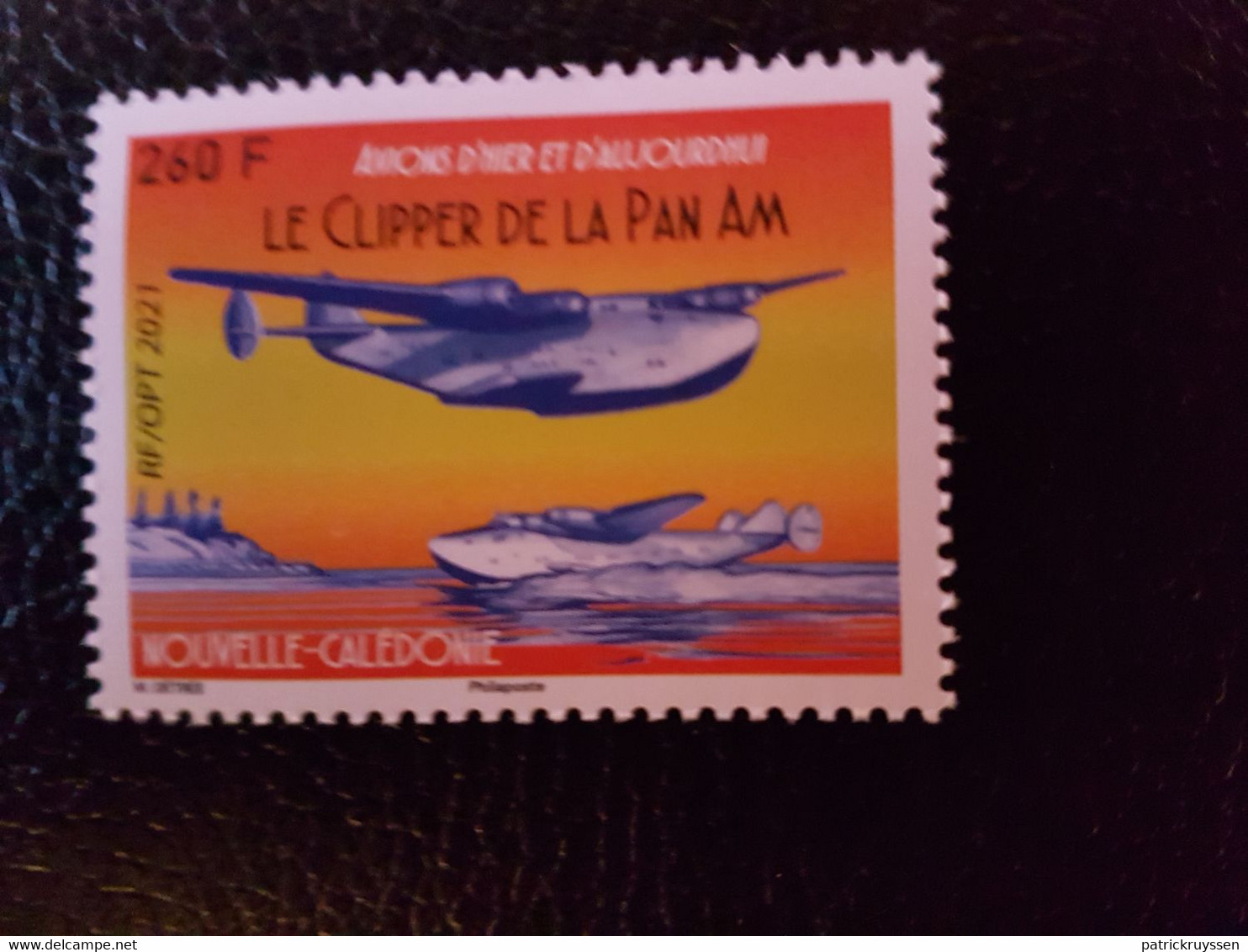 Caledonia 2021 Caledonie Avion LE CLIPPER PAN AM Aviation Seaplane Hydravion 1v Mnh - Nuovi