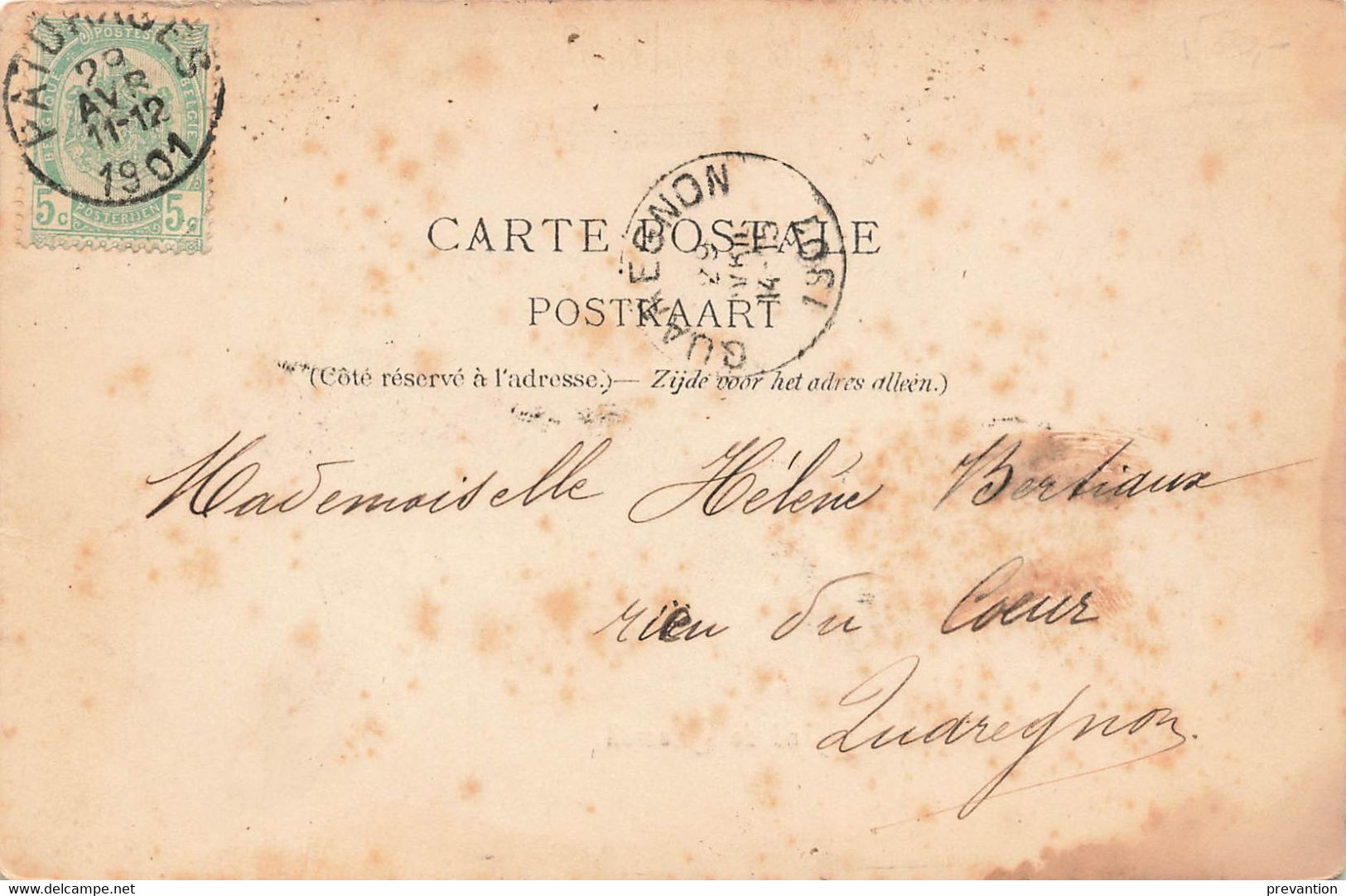 PATURAGES - Le Fond De Grisoeuil - Carte Circulé En 1901 - Colfontaine
