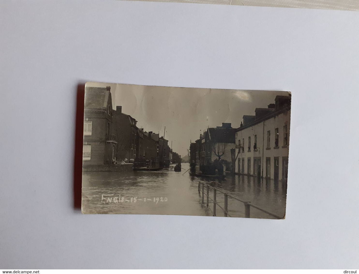 49665 Engis  Inondations  Carte  Photo - Engis