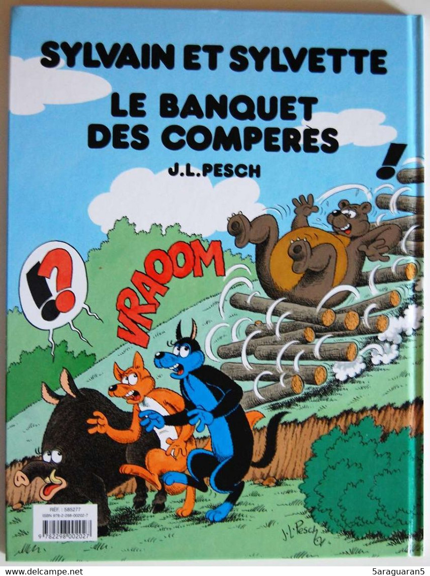 BD Sylvain Et Sylvette - 2 - Le Lance-pierres / Le Banquet Des Compères - Album Double France Loisirs - Sylvain Et Sylvette