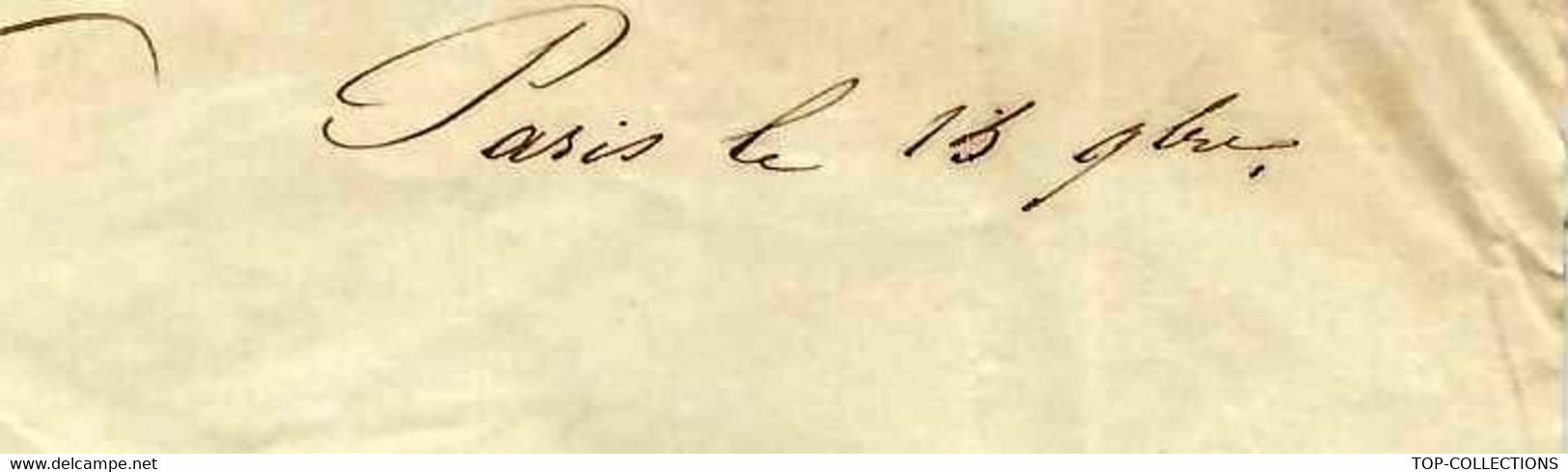 1845 LETTRE Par Alfred Pochet Paris Pour Delaroche Industriel Négociant Le Havre Envoi Des Notes à « Mon Cher Bon Papa » - Manoscritti