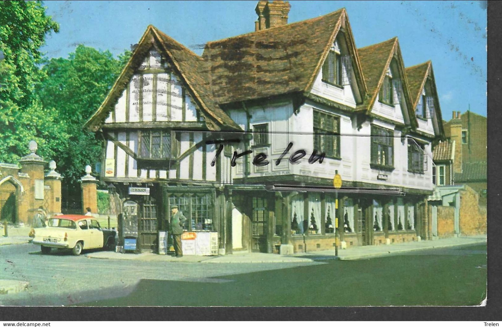 England, Ipswich, Tudor Houses, 1965, Gelaufen, Gone By Post - Ipswich