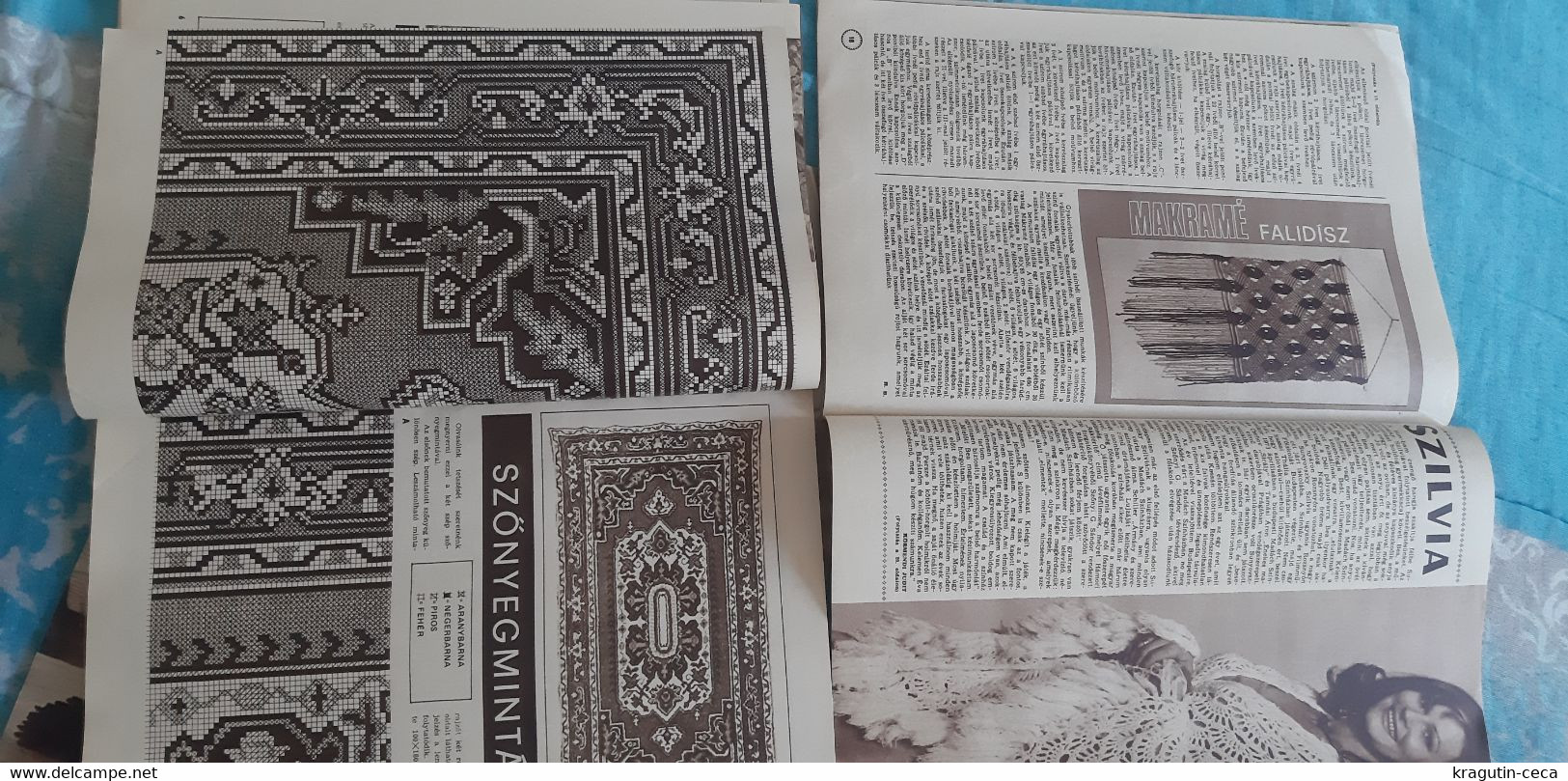 1978 79 Fürge Ujjak HUNGARY VINTAGE WOMAN FASHION Handicrafts Crochet LOT MAGAZINE NEWSPAPERS CHILDREN KNITTING WOOLWORK - Mode