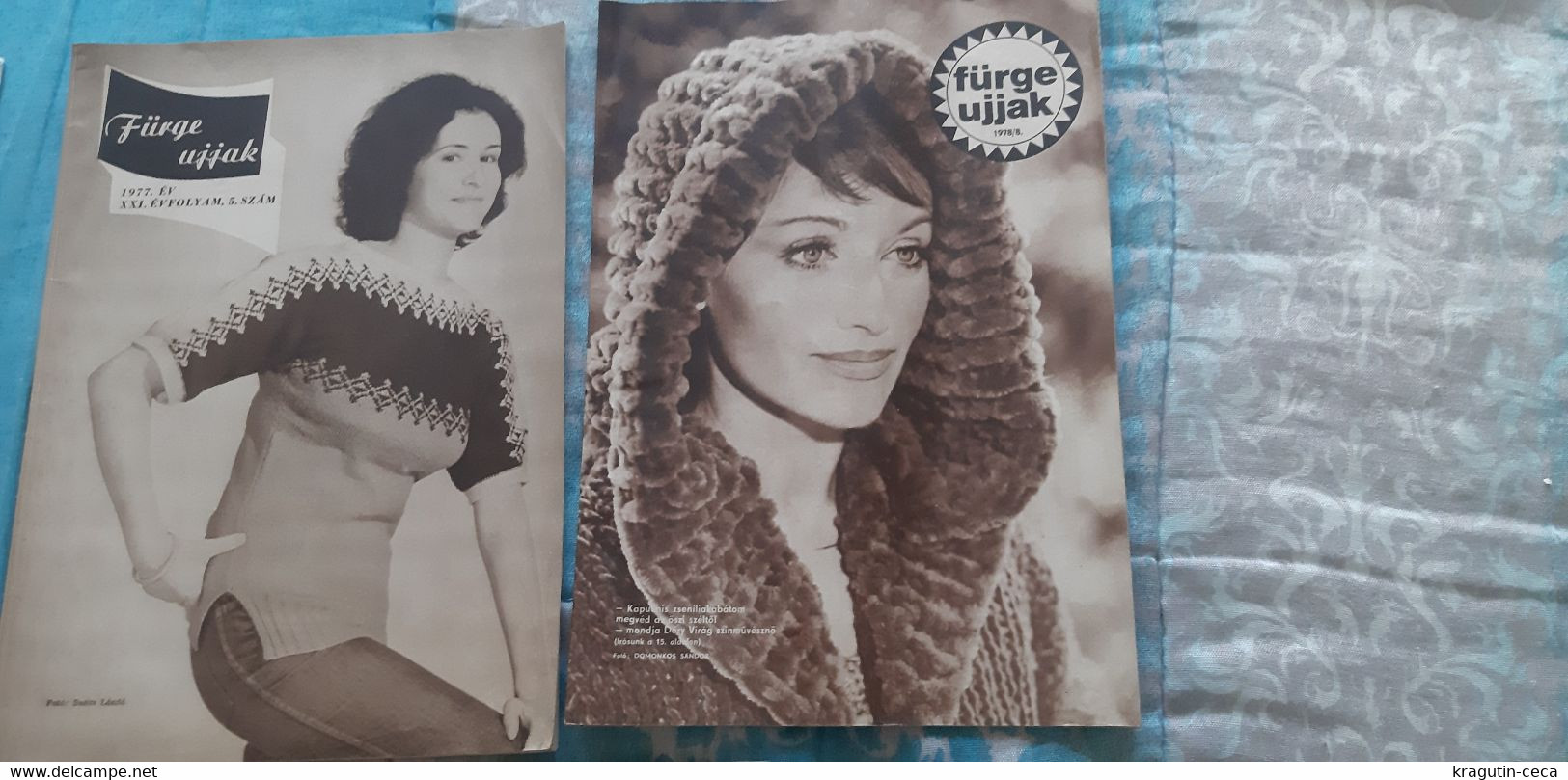 1978  Fürge Ujjak HUNGARY VINTAGE WOMAN FASHION Handicrafts Crochet LOT MAGAZINE NEWSPAPERS CHILDREN KNITTING WOOLWORK - Fashion