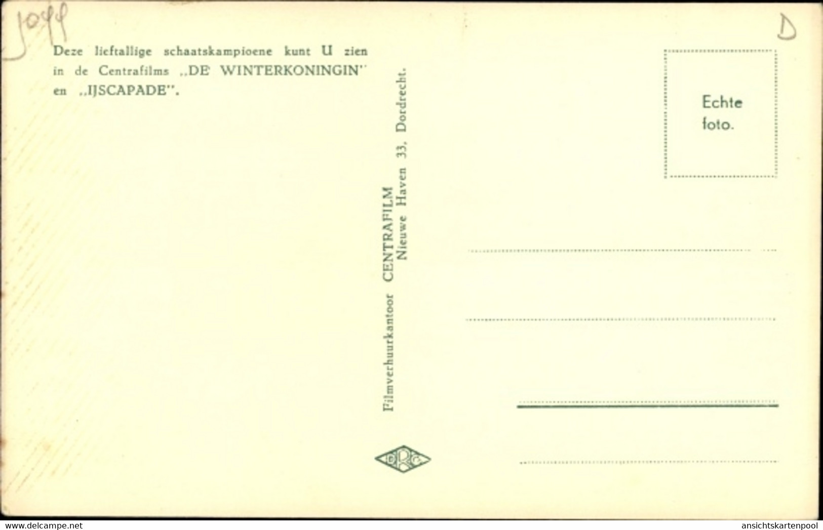 CPA Schauspielerin Und Eiskunstläuferin Vera Hruba Ralston, Portrait - Actores