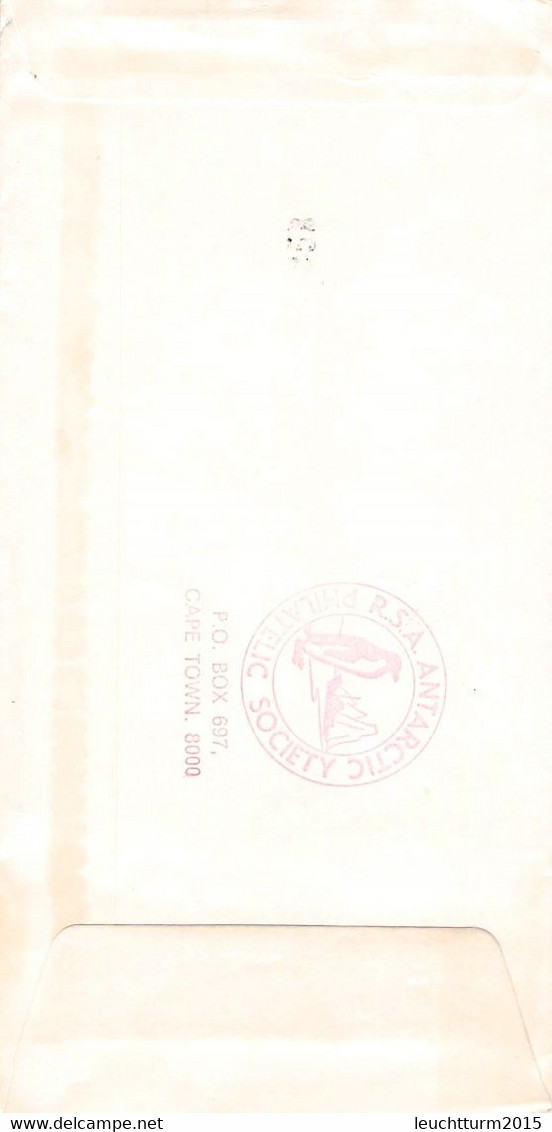 SOUTH AFRICA - POSTED AT SEA OFF MARION ISLAND 1986 / GR240 - Lettres & Documents