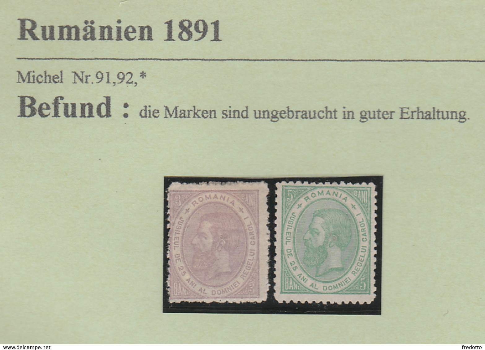 Rumänien-Briefmarken, Ungebraucht * - Ungebraucht