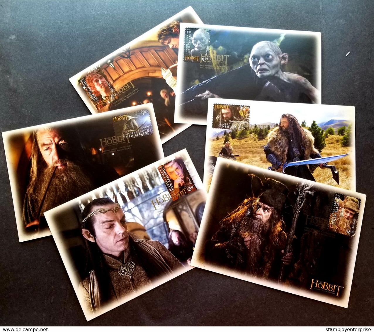 New Zealand The Hobbit 2012 The Lord Of The Ring LOTR Movie Film (maxicard) - Cartas & Documentos