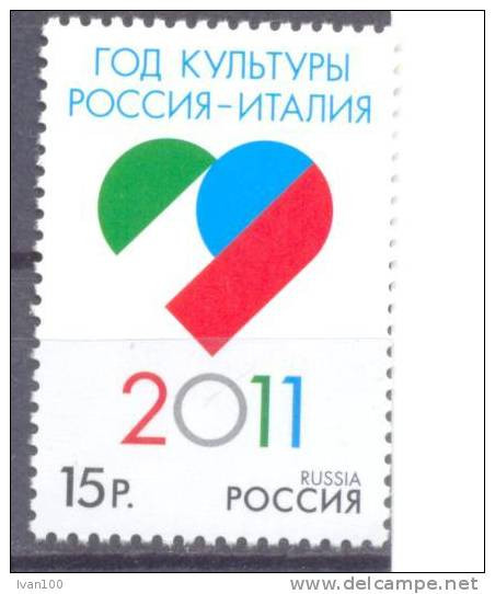2011. Russia, Year Of Russia In Italy, 1v,  Mint/** - Neufs