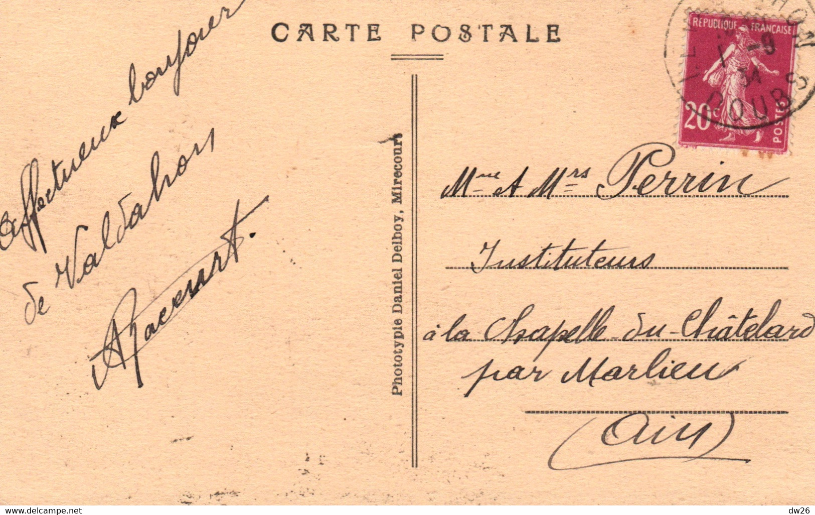 Caserne - Camp Du Valdahon En 1934: Parc D'Artillerie, Nettoyage Des Pièces - Edition Grosmaire, Carte D.D. N° 24 - Casernes
