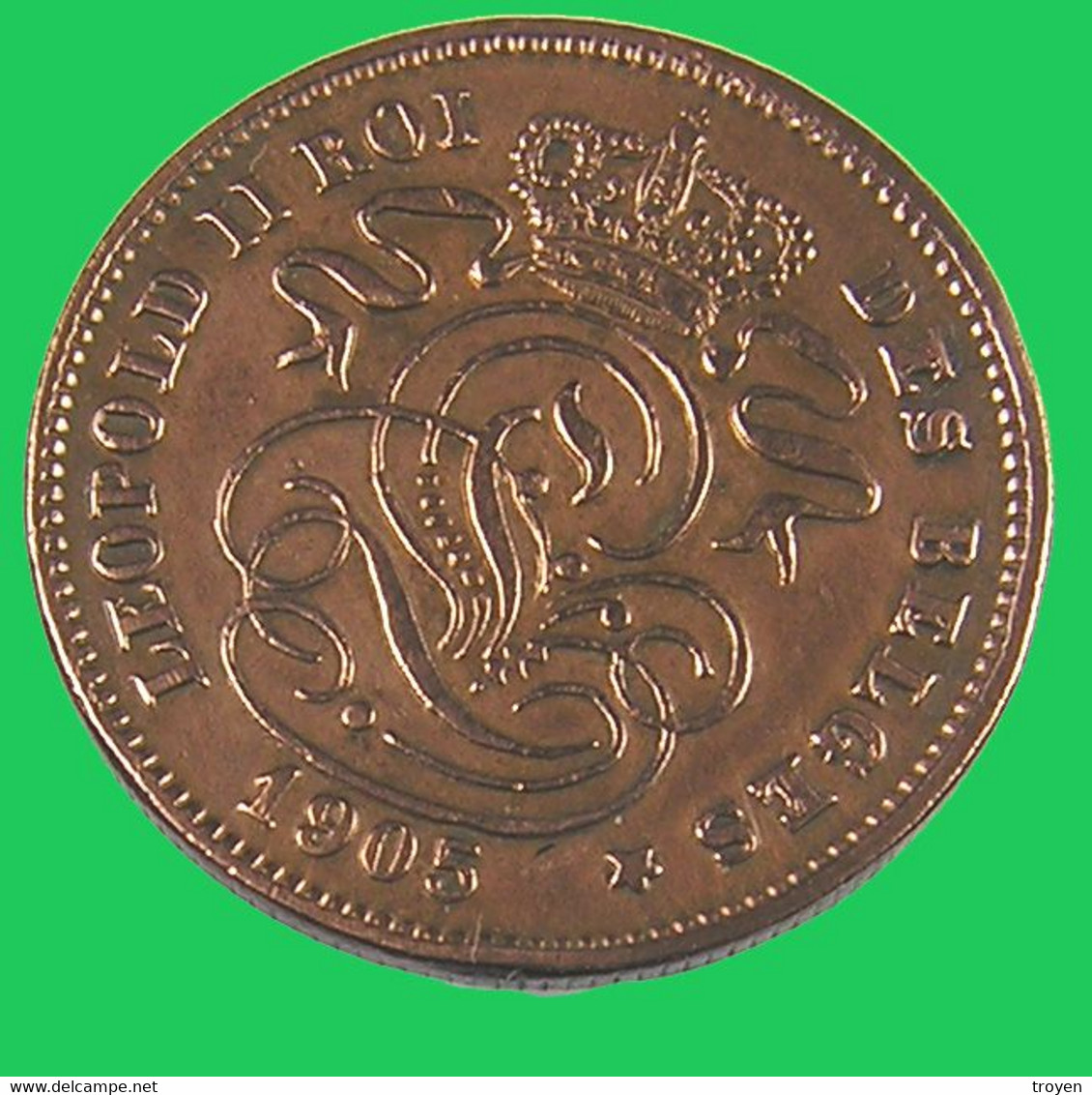 2 Cents - Belgique - 1905 - Cuivre - TTB - - 2 Cents