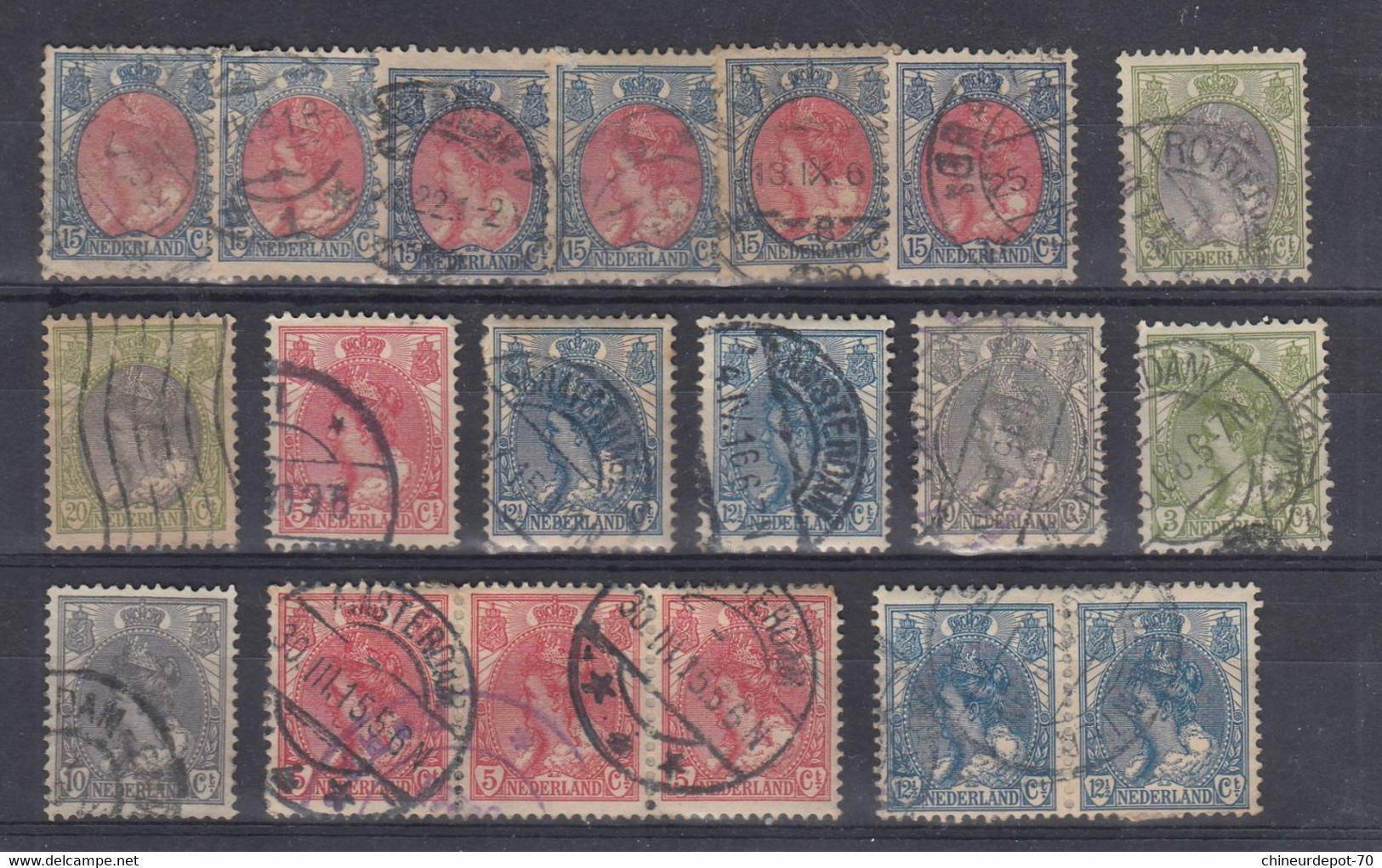 Timbres Nederland Pays-bas - Collezioni