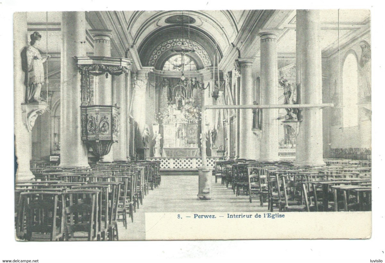 Perwez Intérieur De L'Eglise - Perwez