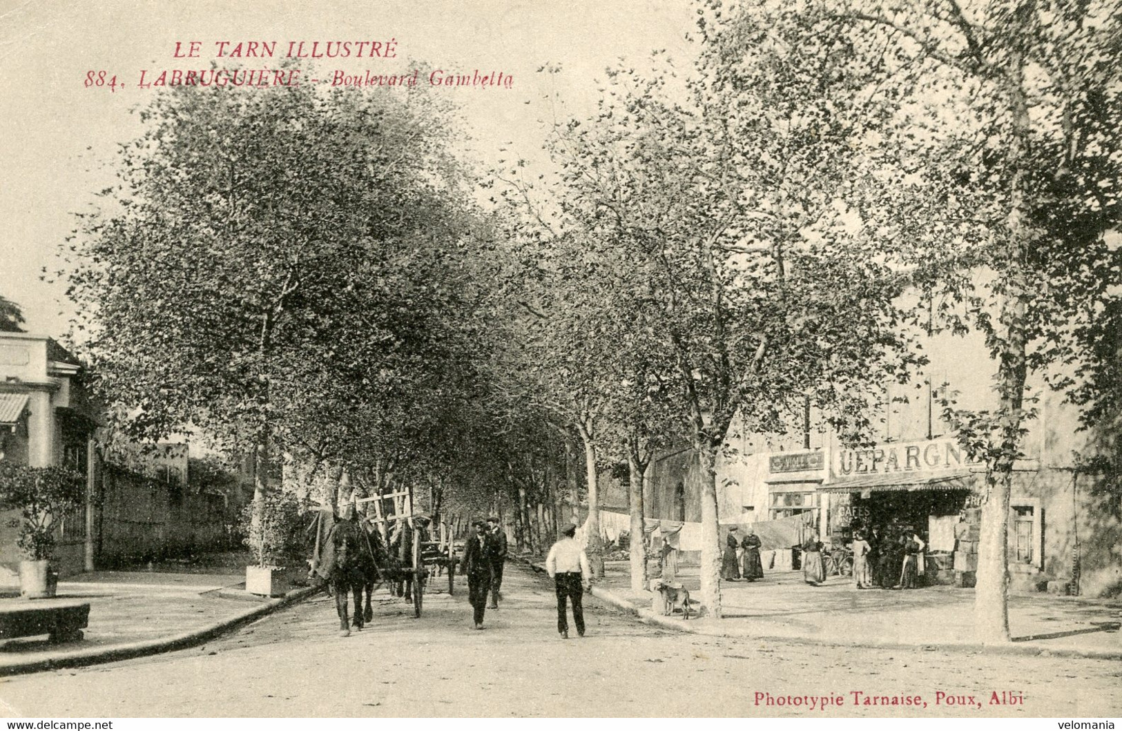 S8564 Cpa 81 Labruguière - Boulevard Gambetta - Labruguière