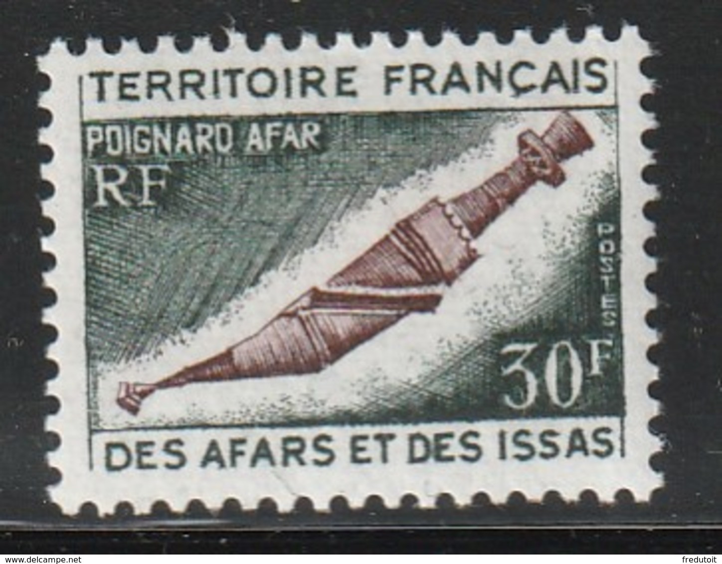 AFARS Et ISSAS - N°383 ** (1974) Poignard - Nuevos