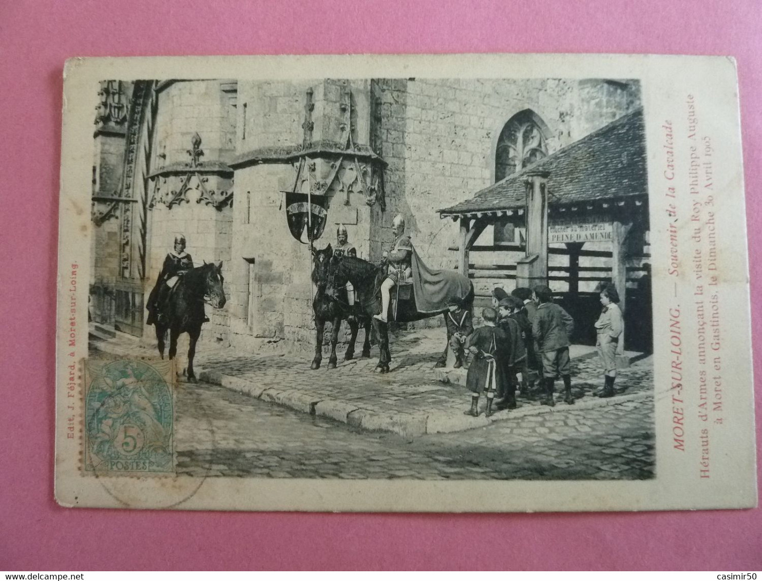 MORET SUR LOING CAVALCADE DU 30 AVRIL 1905 - Moret Sur Loing