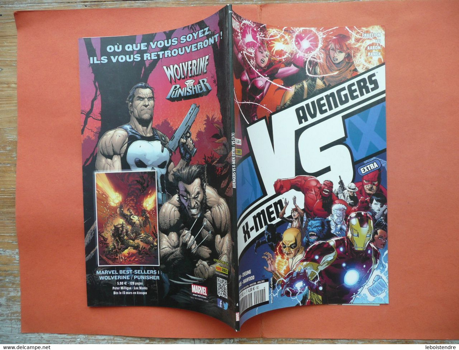 AVENGERS VS X-MEN EXTRA N 4 AVRIL 2013 VS 3/3 MARVEL  PANINI COMICS TRES BON ETAT - Marvel France