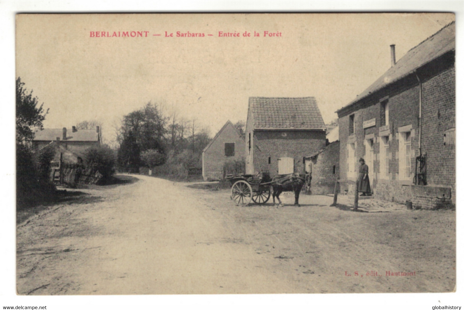 DG2632 - DEP.59 - BERLAIMONT - LE SARBARAS - ENTRÉE DE LA FORET - Berlaimont