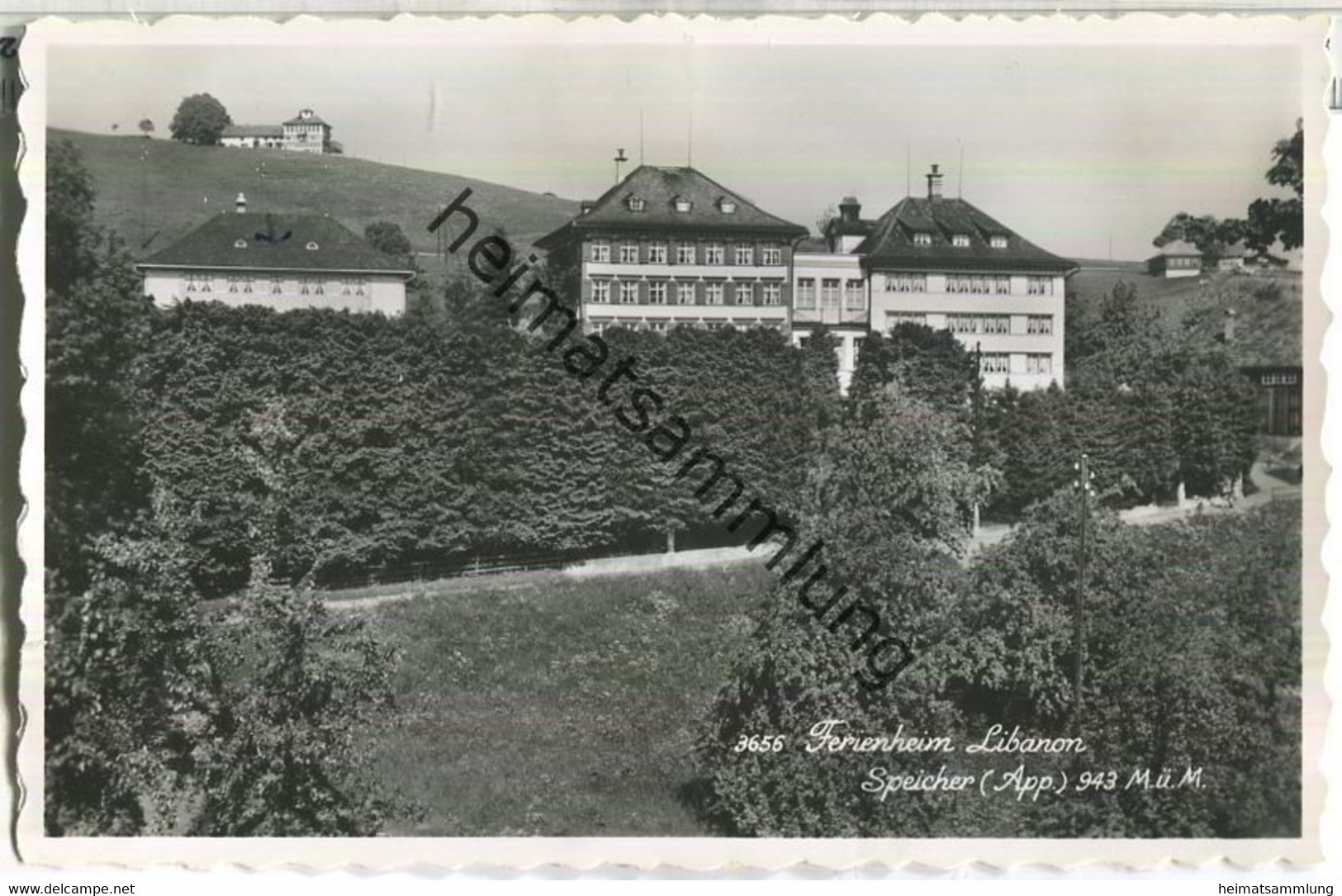 Speicher - Ferienheim Libanon - Verlag Josef Fischer St. Gallen-Ost - Speicher