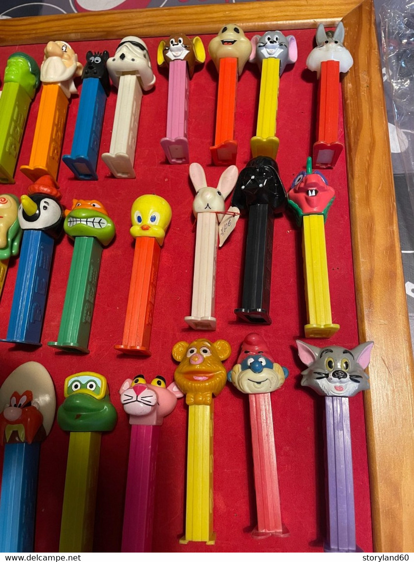 Pez Lot De 78 Années 90-2000 Pas De Pieds Fins , Loney Toons, Walt Disney , Schtroumpfs , Tortues Ninja - Pez