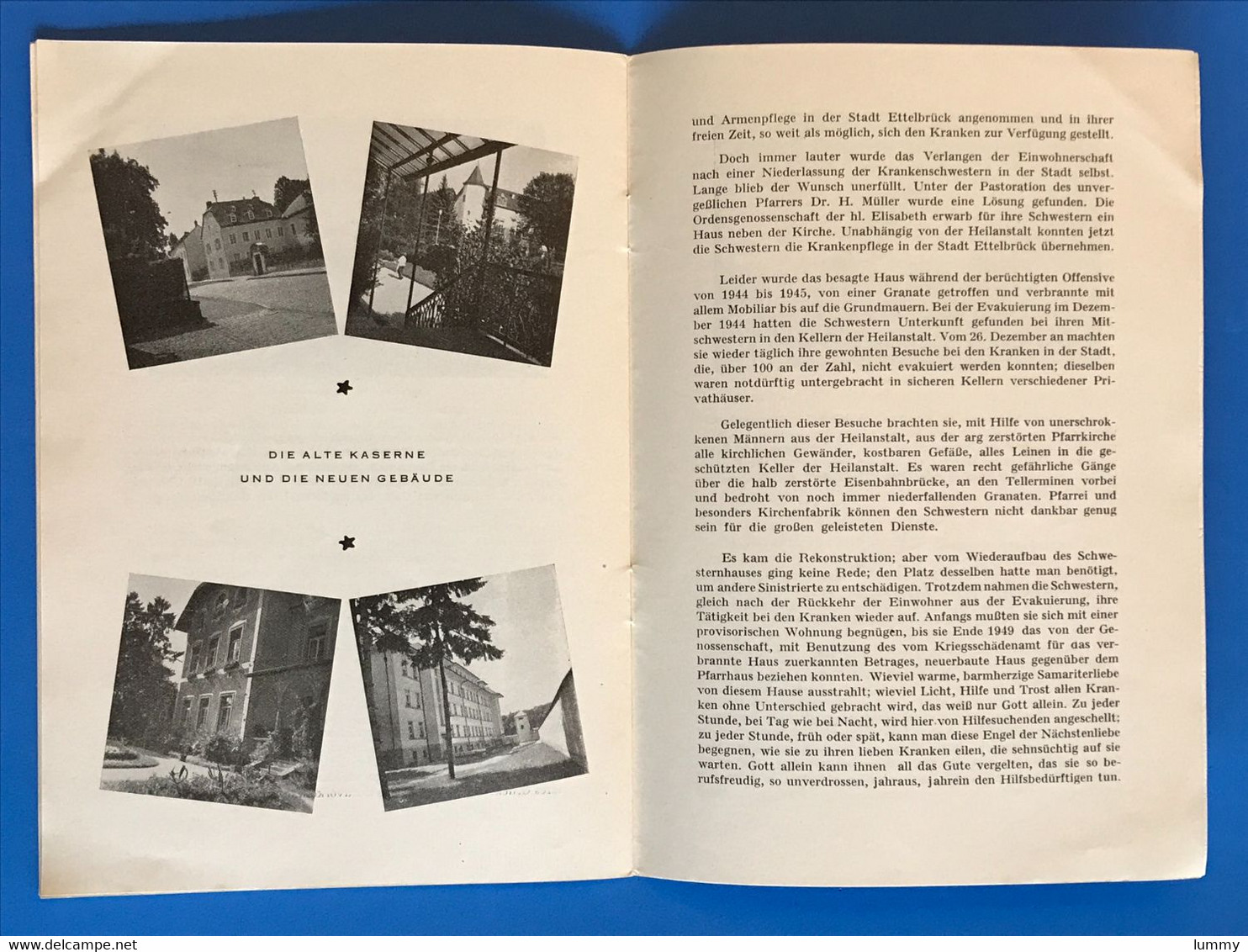 Luxembourg - Ettelbrück - 100 Jahre Christliche Karitas In Der Heilanstalt - Broschüre 1955 (24 P. - 21 X 15 Cm) - Ettelbruck