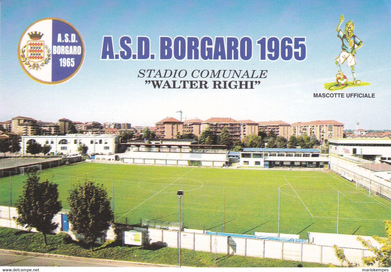 BORGARO TORINESE ( TO )_A.S.D. BORGARO 1965_STADIO COMUNALE  "WALTER RIGHI"_Stadium_Stade_Estadio_Stadion - Stadia & Sportstructuren