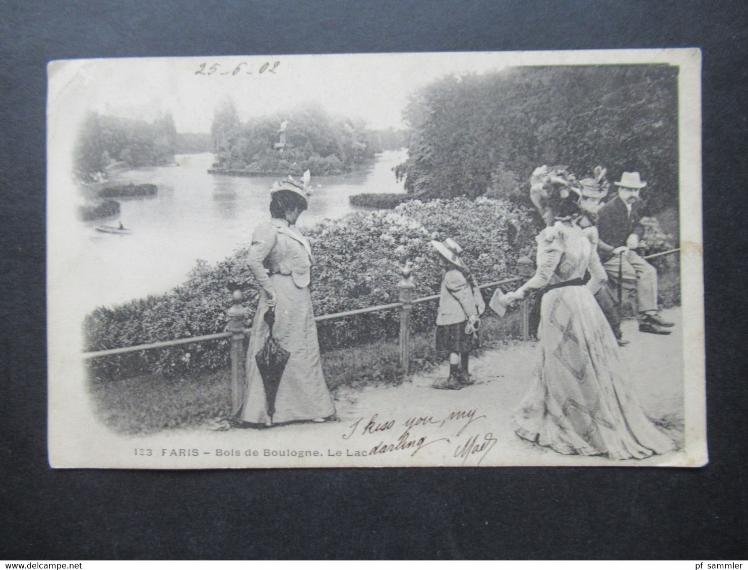 Frankreich 1902 AK Paris Bois De Boulogne Le Lac Frauen / Männer Und Kinder Im Sonntagsdress - Arrondissement: 16