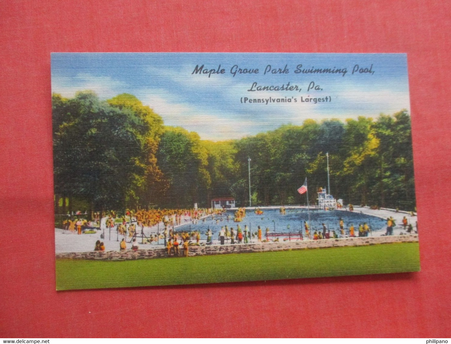 Maple Grove Park Swimming Pool.  Lancaster    Pennsylvania          Ref 5562 - Lancaster