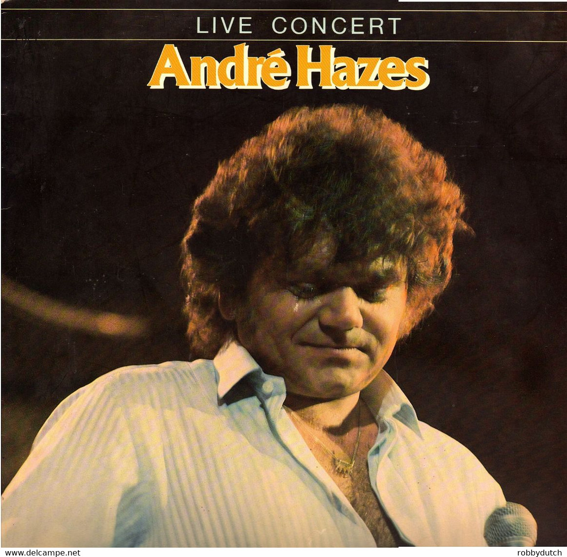 * LP *  ANDRE HAZES - LIVE CONCERT (Holland 1983) - Otros - Canción Neerlandesa