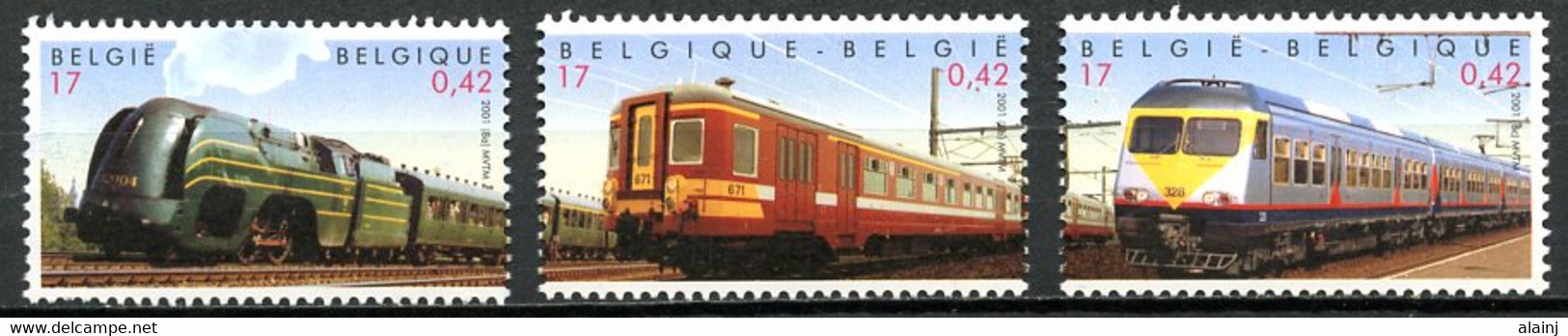 BE   2993 - 2995  XX   ---   Trains : SNCB - Nuevos