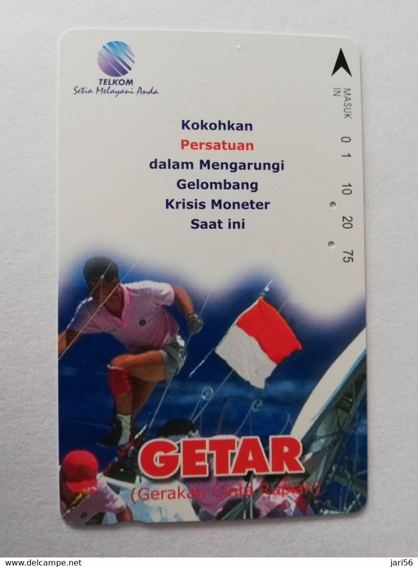 INDONESIA MAGNETIC/TAMURA 75 UNITS  GETAR /PERSATUAN       Fine Used Card   **9394 ** - Indonésie