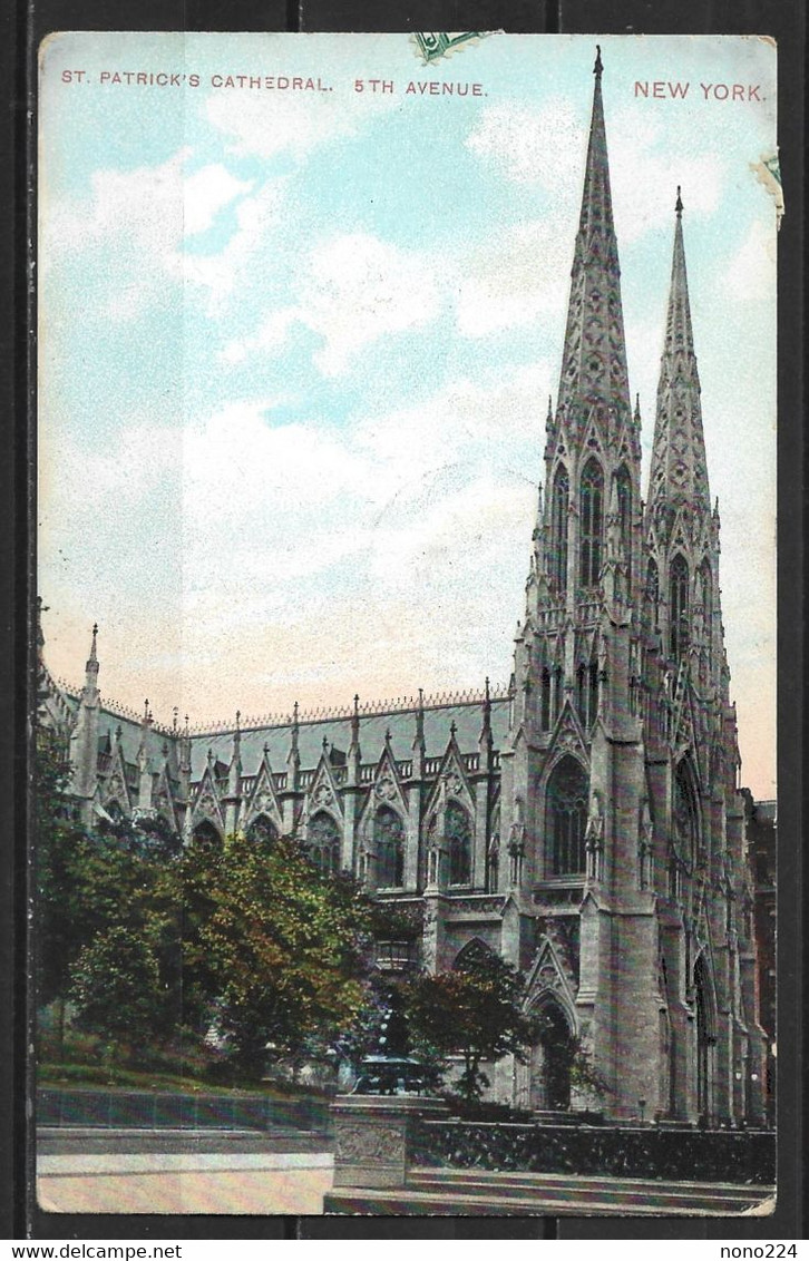 Carte P De 1908 ( New York / Cathedral  ) - Iglesias