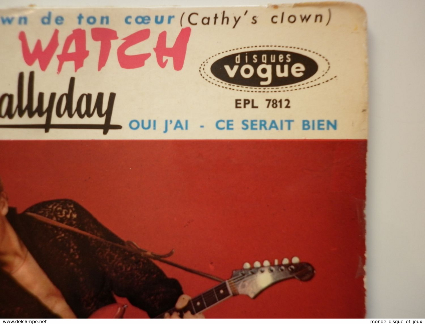 Johnny Hallyday 45Tours EP Vinyle Kili Watch / Ce Serait Bien Vogue Particularité - 45 T - Maxi-Single