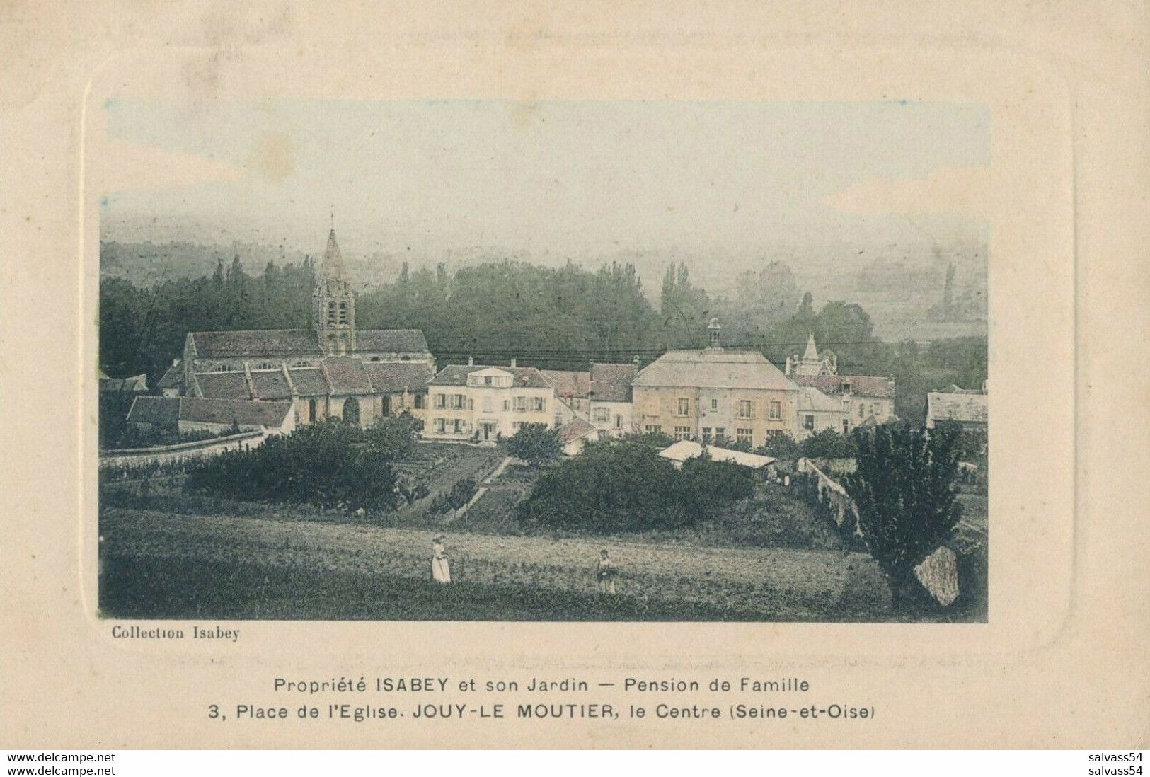 95) JOUY-LE-MOUTIER : Propriété ISABEY Et Son Jardin - Pension De Famille - Jouy Le Moutier