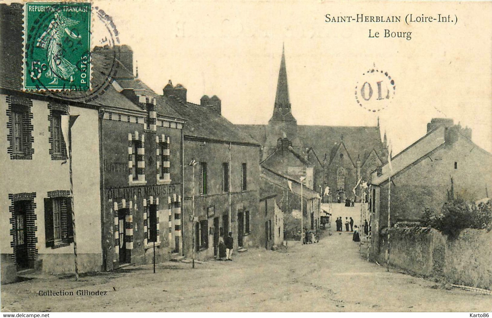 St Herblain * Rue Du Bourg Du Village * Menuisier OLLIVIER - Saint Herblain