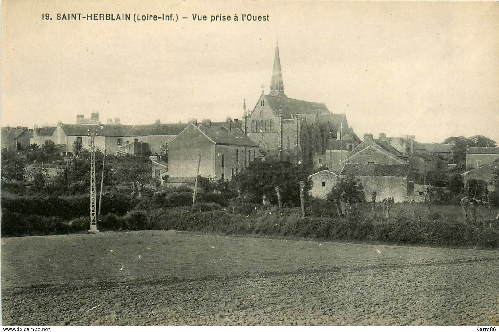St Herblain * Panorama Du Village , Vue Prise à L'ouest - Saint Herblain