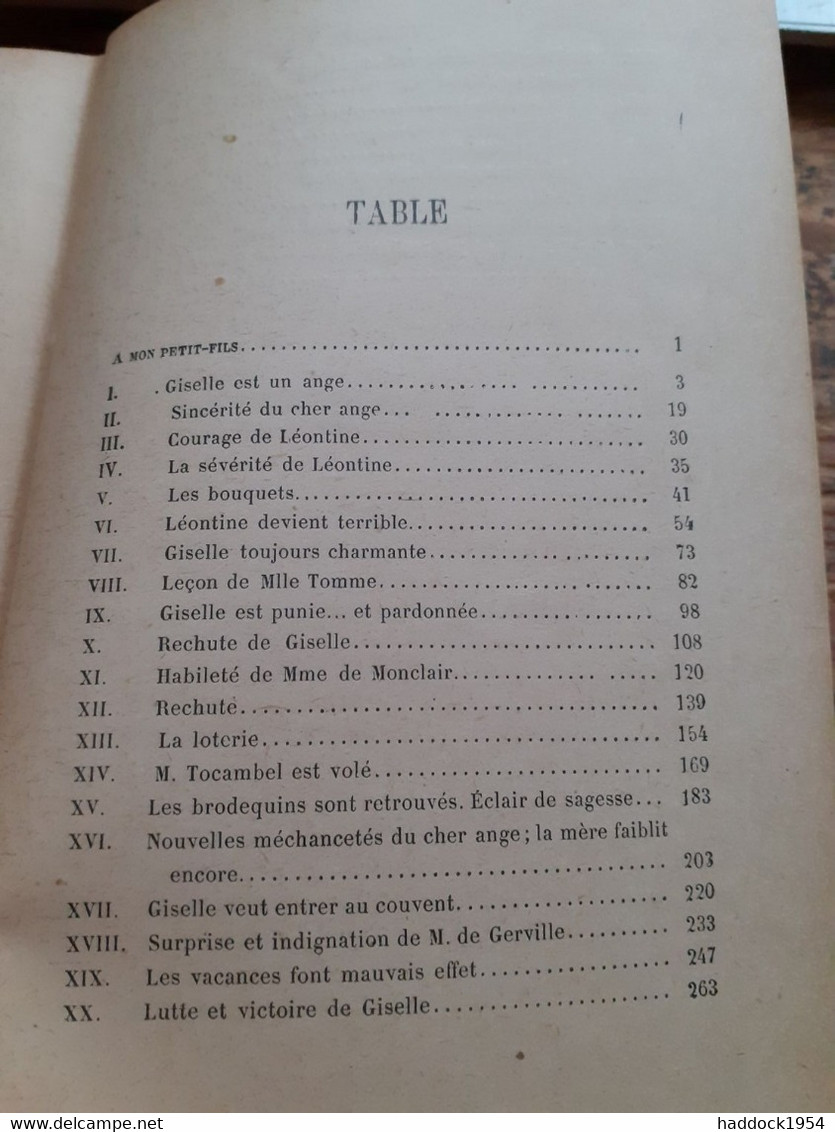 Quel Amour D'enfant ! LA COMTESSE DE SEGUR  Hachette 1930 - Biblioteca Rosa