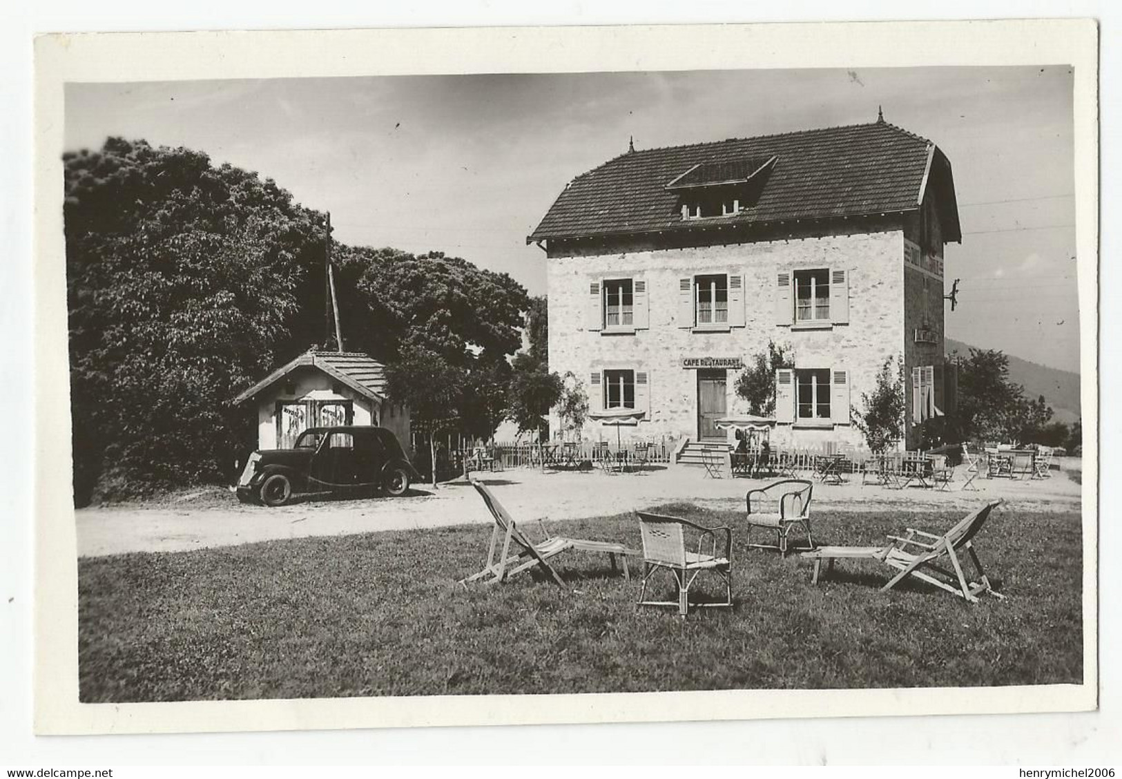 38 Isère Pension Chalet Hotel De La Grivolée Route Par St Martin D'uriage Auto Garée Ed Photo Michallet Grenoble - Uriage