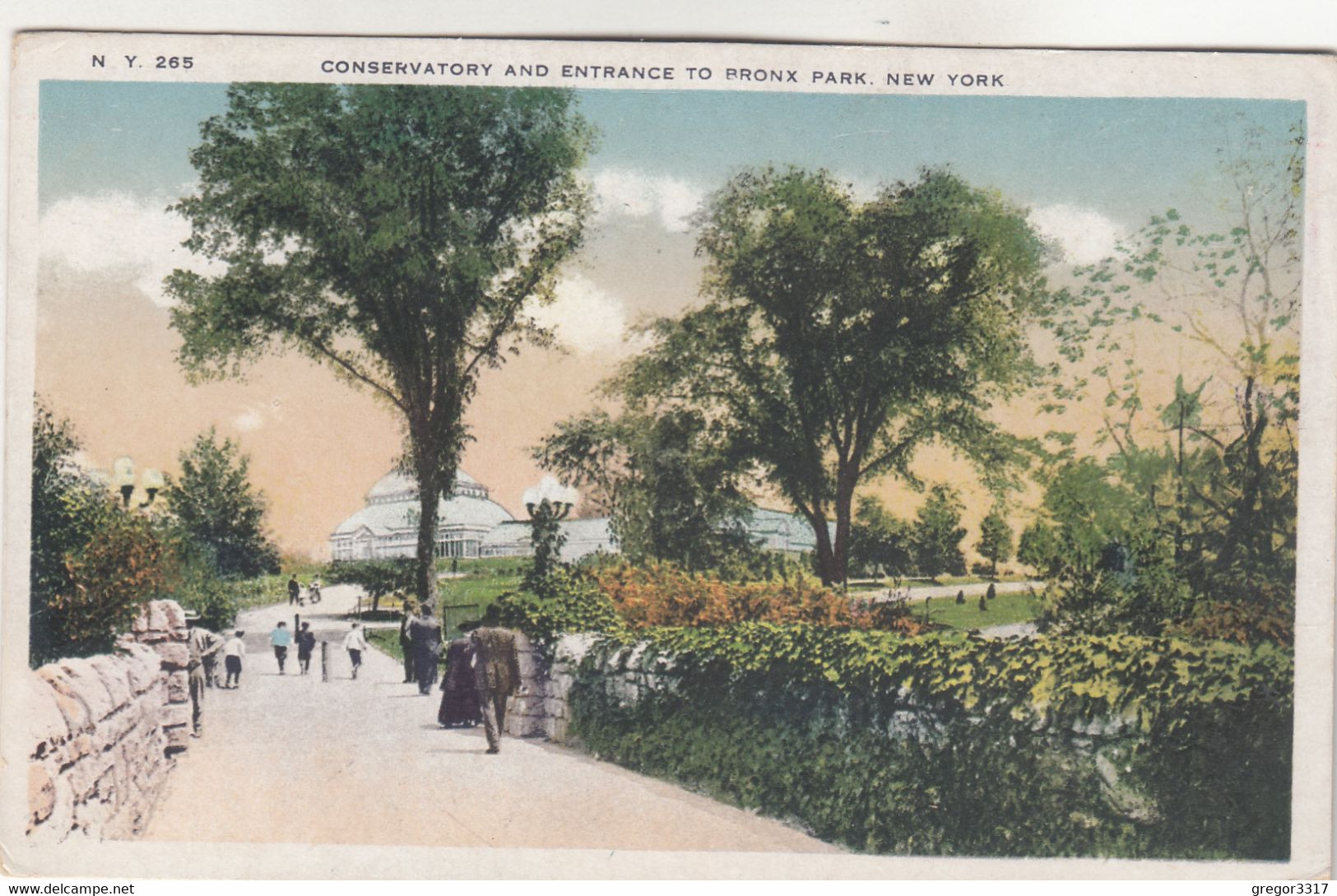 B301) NEW YORK - Conservatory And Entrance To BRONX PARK - Old !! - Bronx