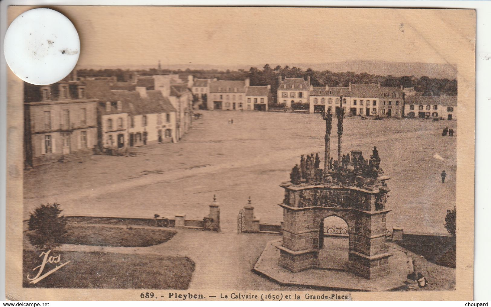 29  - Belle Carte Postale Ancienne  De  PLEYBEN    La Grande Place - Pleyben