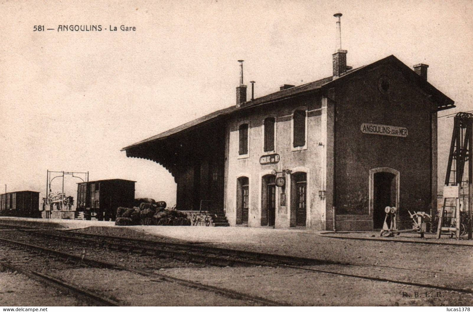 17 / ANGOULINS / LA GARE / BEAU PLAN - Angoulins