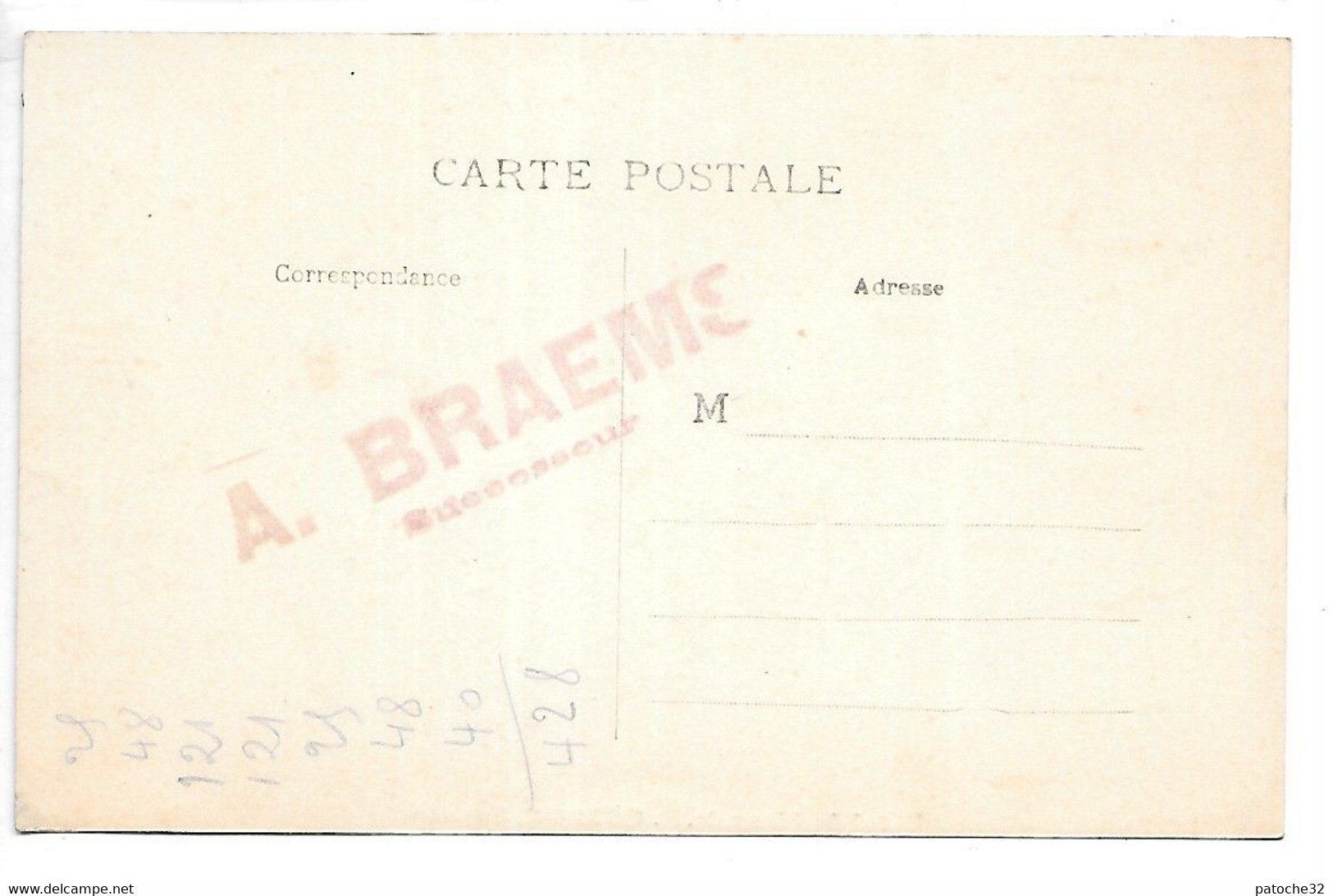 Cpa...Le Tréport...grand Hotel De Picardie..."P. Colson Propriétaire"...animée...(cachet A. Braeme..successeur.) - Le Treport