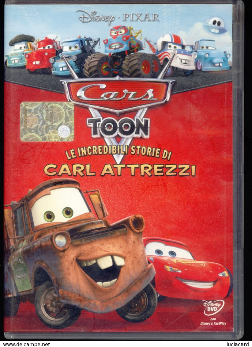 DVD CARS TOON LE INCREDIBILI STORIE DI CARL ATTREZZI -CARTONI ANIMATI - Cartoons