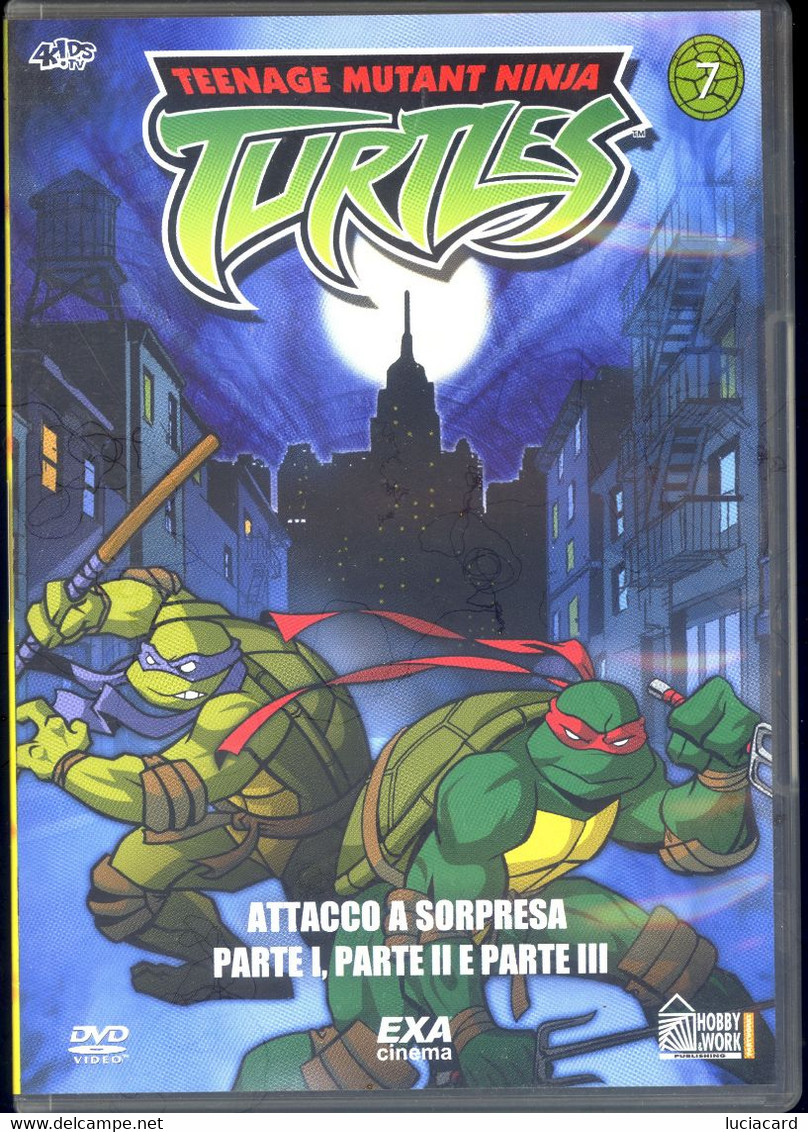 DVD TURTLES TARTARUGHE NINJA -CARTONI ANIMATI - Dessin Animé