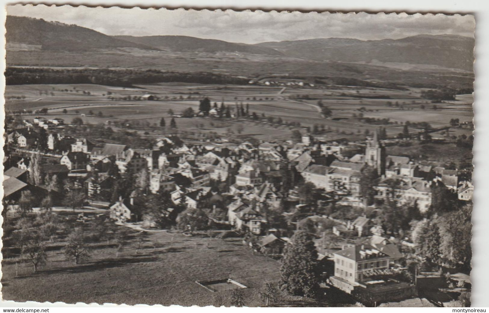 Suisse : COSSONAY  Et Le  Jura : Vue  Aérienne - Cossonay